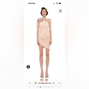 Norma Kamali Pink Asymmetrical Dress